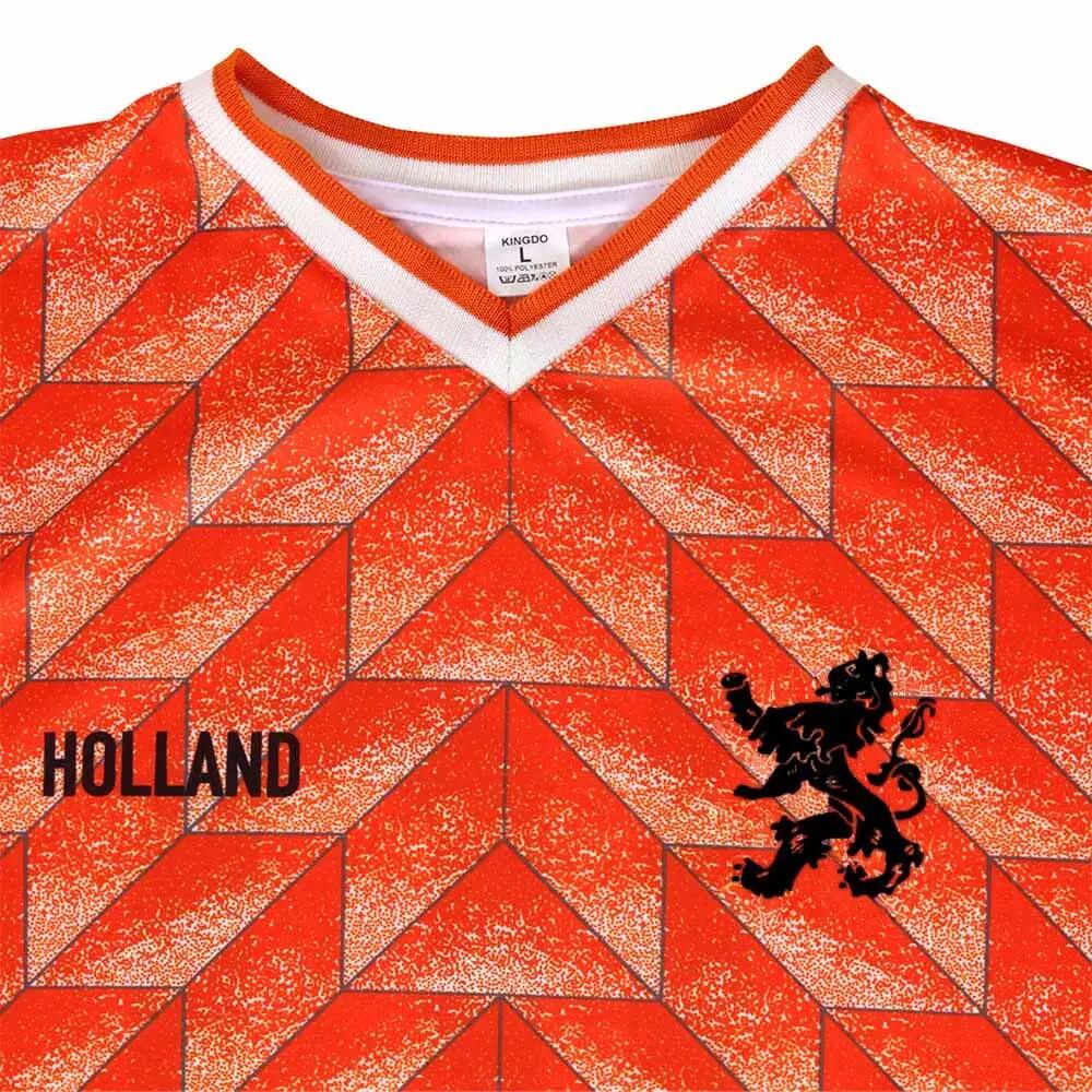 Maillot de foot Championnat d'Europe 88 Kit de Football Gullit  - Orange 5/5