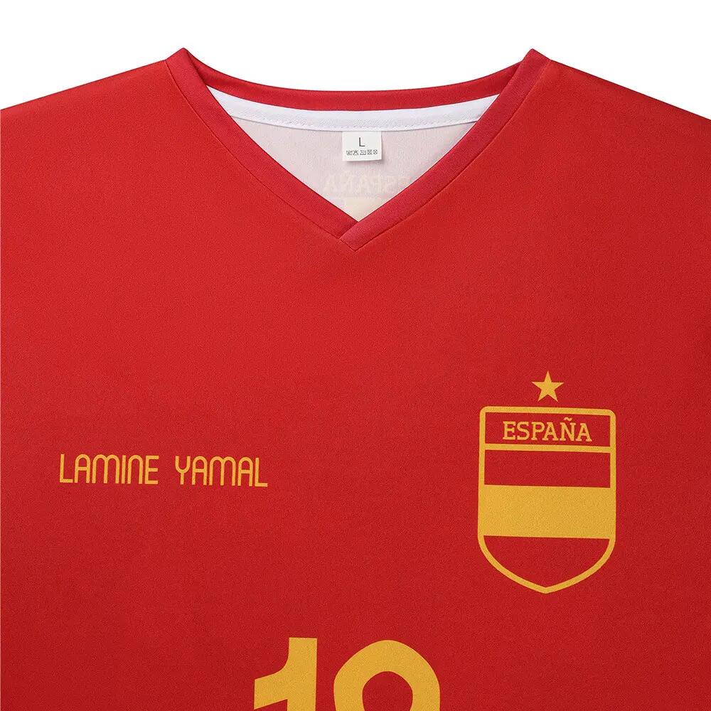 Spanje Voetbaltenue Lamine Yamal - Kind en Volwassenen 4/5