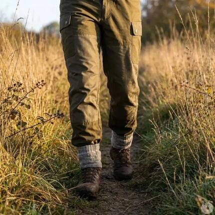 Pantalon de chasse anti-ronces Percussion® Roncier Tradition kaki