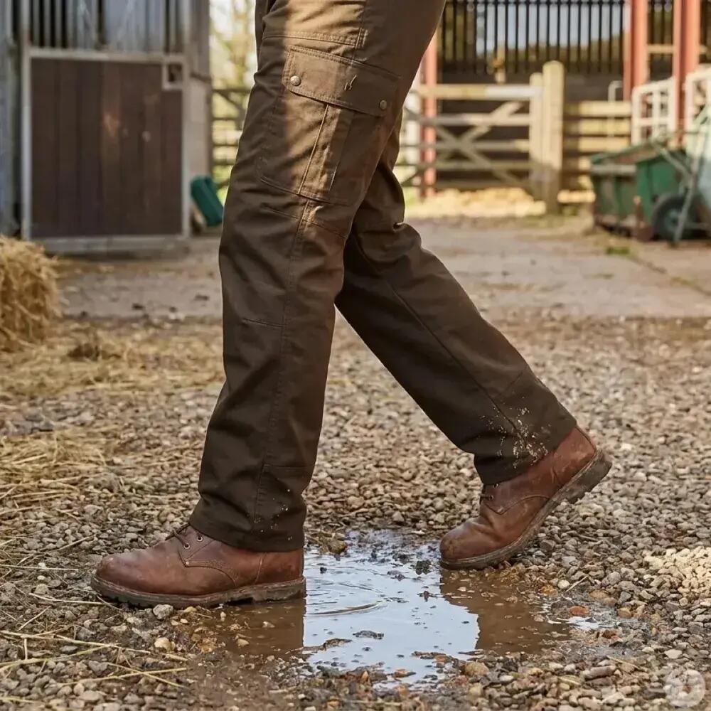 Pantalon de chasse Percussion Savane léger et déperlant 4/5