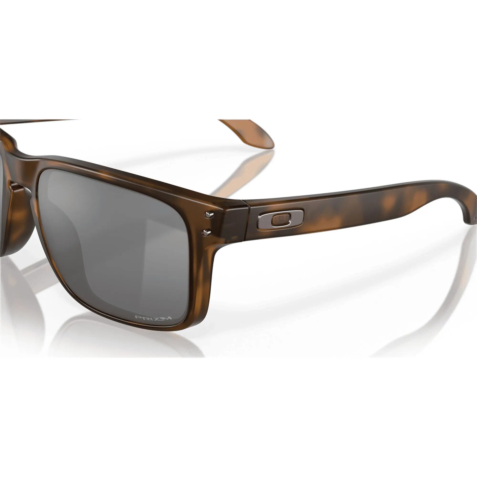 Oakley HOLBROOK MATTE BROWN TORTOISE Sunglasses PRIZM BLACK 7/7