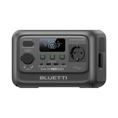 Elite 30 v2 288wh/600w bluetti draagbare zonnegenerator voor reizen,camping