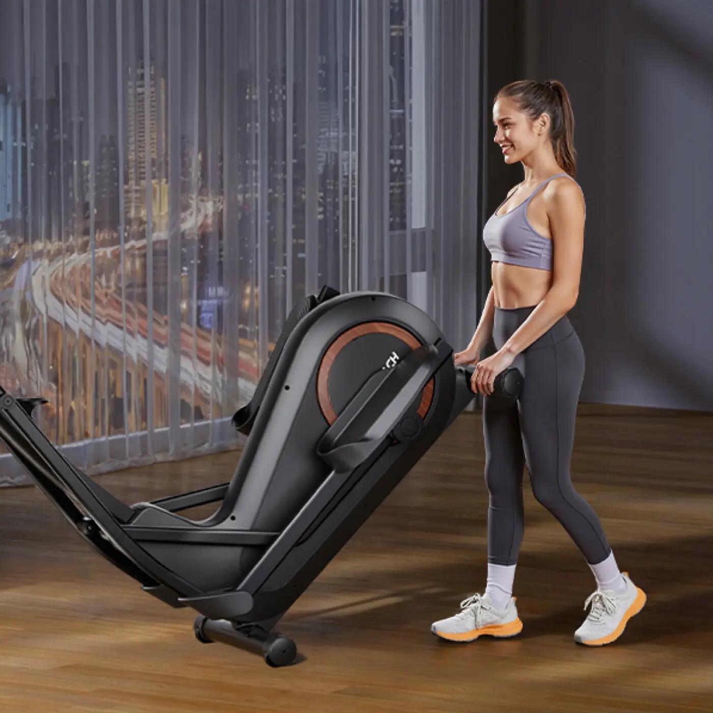 Vélo elliptique Merach 16 niveaux, foulée 42 cm , 150 kg 6/7