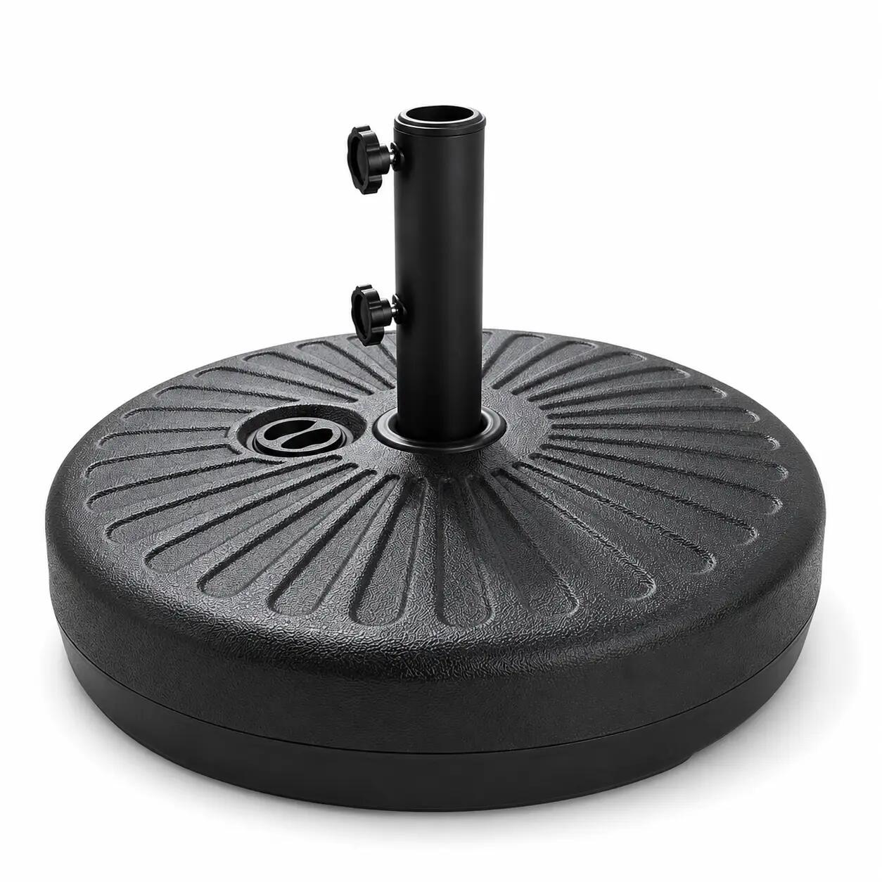 Base Para Sombrilla Rellenable 22 L Con Soporte Central 1/7