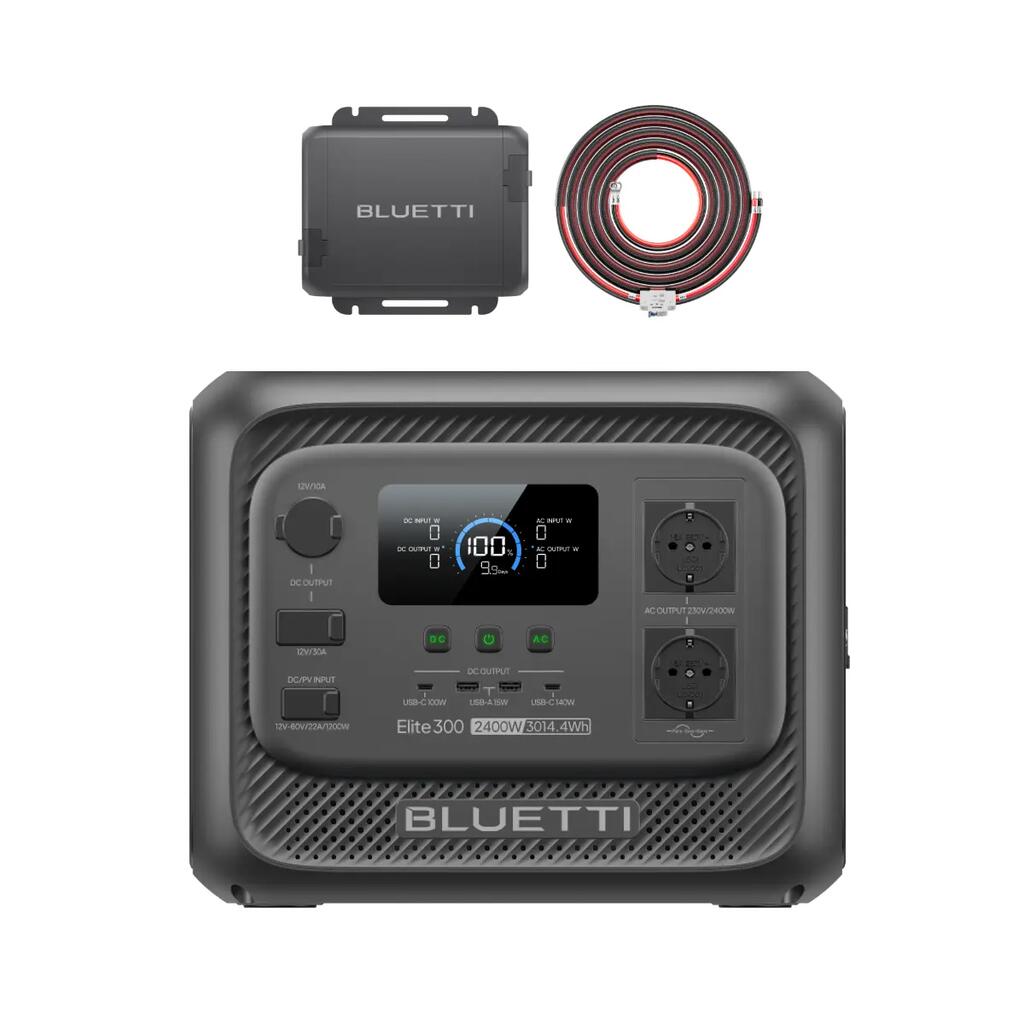 Elite 300 + Charger1  3014Wh Portable Power Station for RV Trips and Home Backup