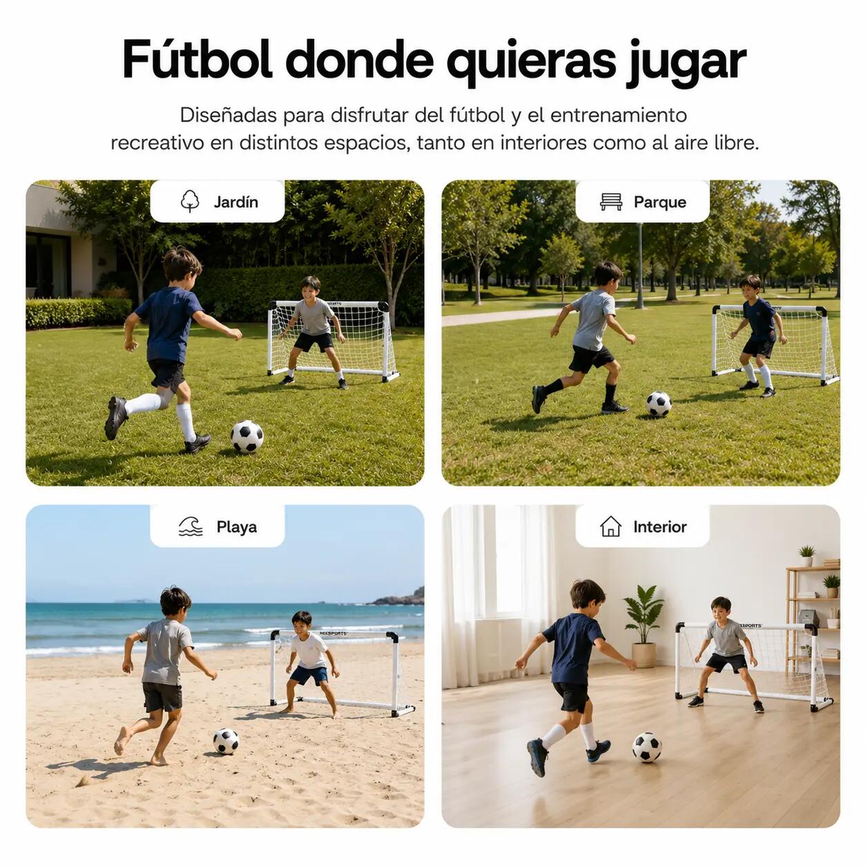Klappbares Fußballtor mit Tragetasche 7/7
