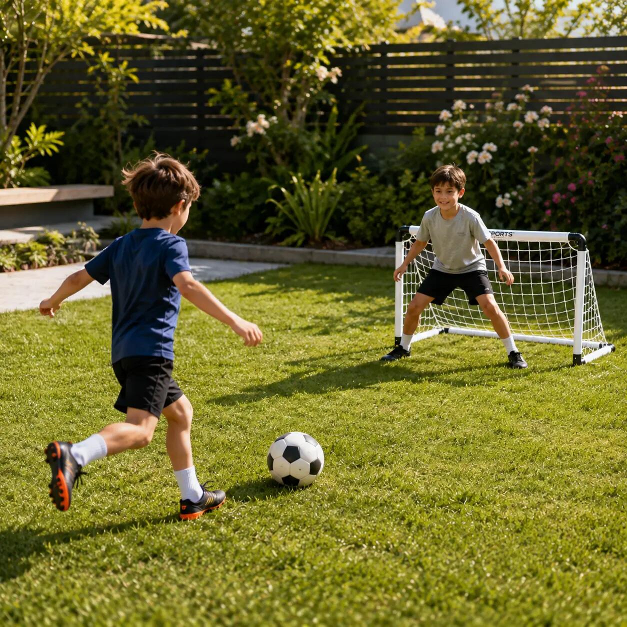 Klappbares Fußballtor mit Tragetasche 3/7