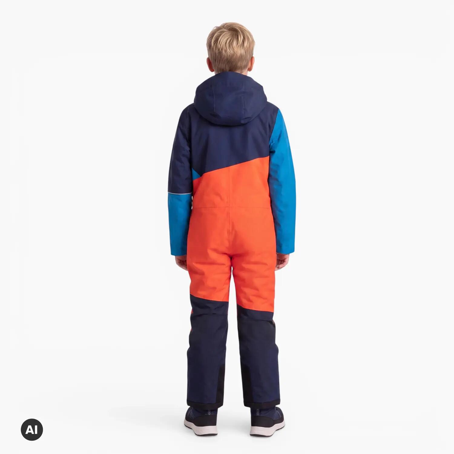 Tuta da neve Hallingdal per bambini arancione/blu 3/5