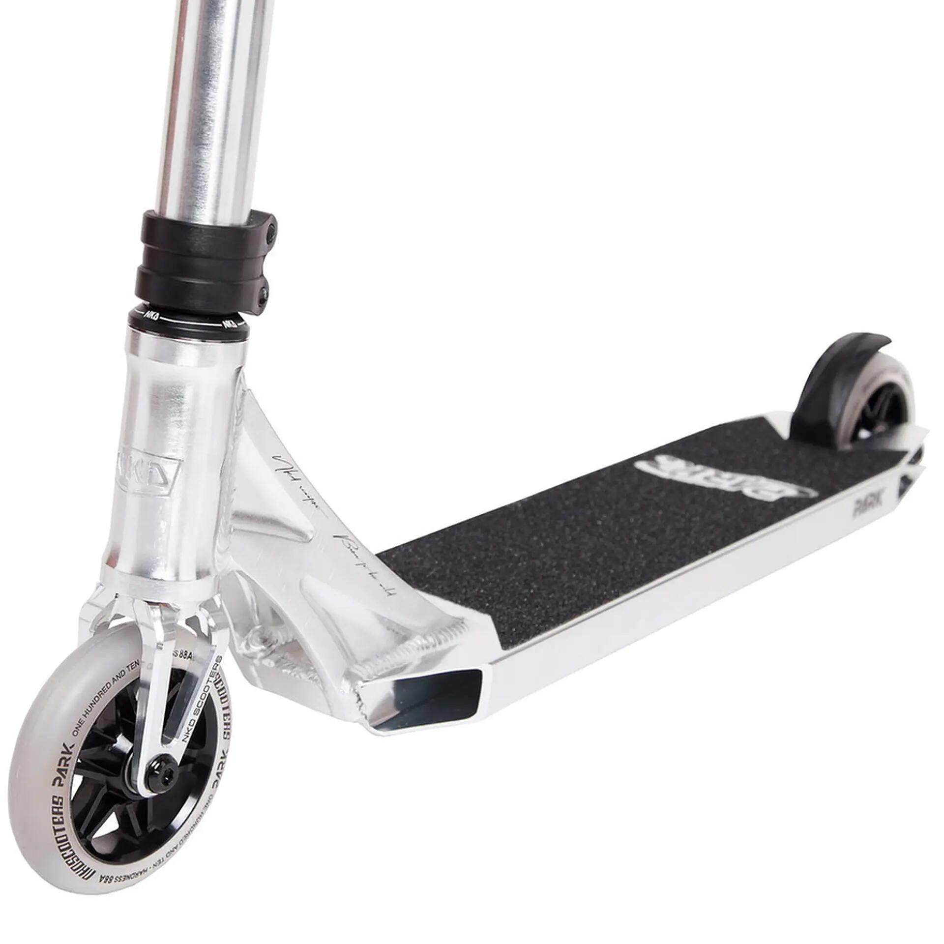 Stunt-Scooter PARK, silber 3/4