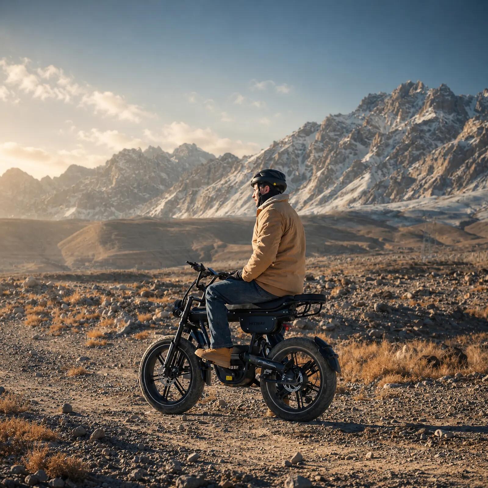 E-Bike Fatbike 20 Zoll, Moped-Style Elektrofahrrad, 1123Wh Akku, BK30 10/10