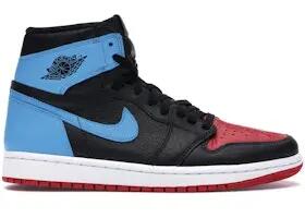Scarpe - donna - High-top pelle - Jordan 1 NC - nero/rosso 3/6