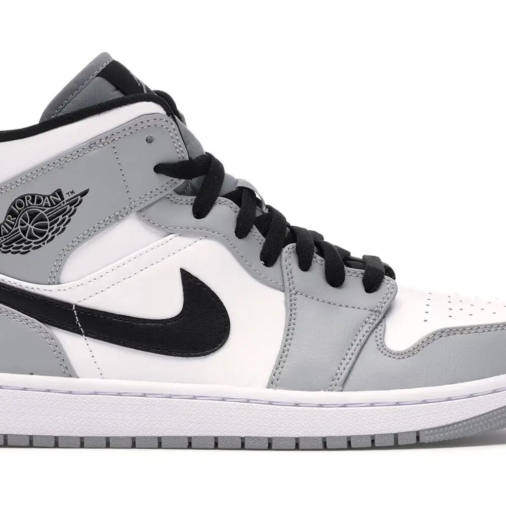 Unisex - Basketball - Air Jordan 1 Mid - Light Smoke Grey