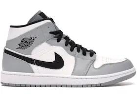 Herren - basketball - schuhe - mid leder - air jordan 1 mid - light smoke grey 2/4