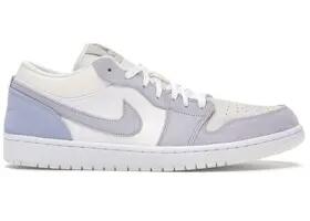 Scarpe - Uomo - Basse pelle/tessuto - Jordan 1 - Bianco/Grigio 3/3