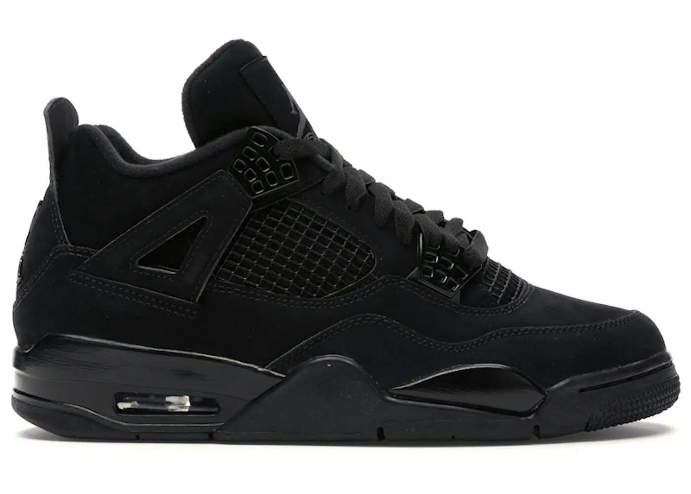 Chaussures - basket - air jordan 4 black cat - noir 2/3