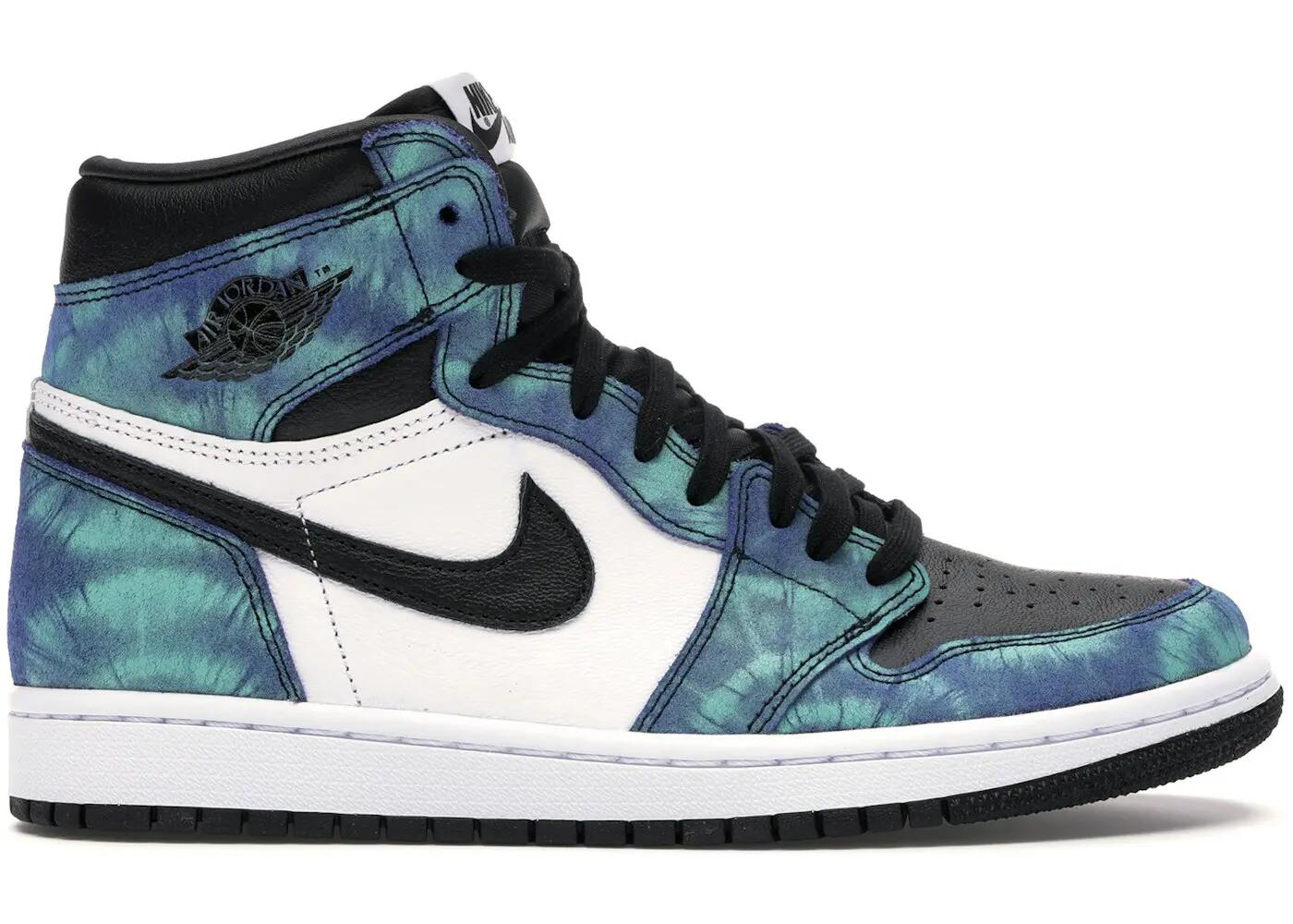 Scarpe - sport walking - donna - tie-dye Jordan 1 - bianco/blu 2/4