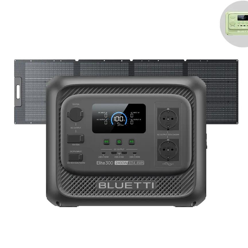 Elite 300 + 200W  3014Wh Portable Power Station for RV Trips and Home Backup