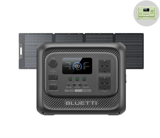 Elite 300+200W BLUETTI Tragbare Powerstation 3014Wh für Wohnmobilreisen,Notstrom