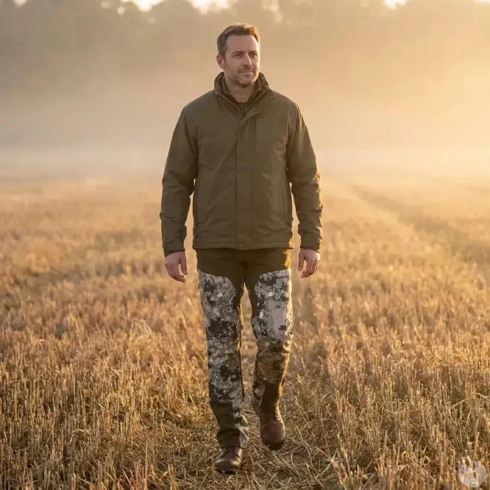 Pantalon de chasse stretch Somlys® 644 camouflage digital vert 3/5