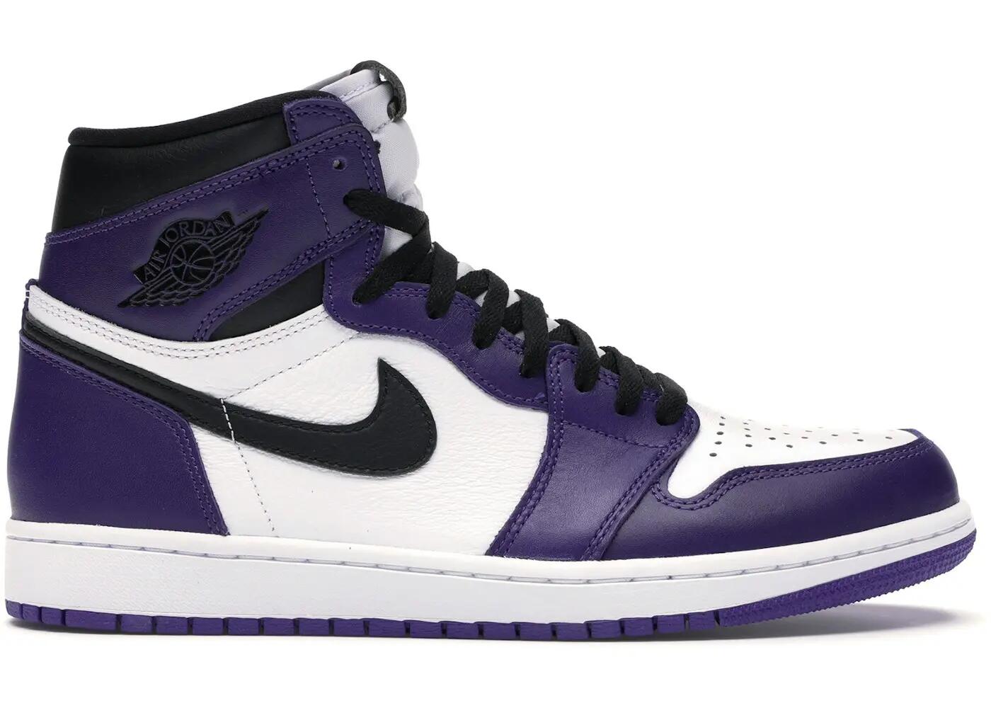 Scarpe - basket - unisex - jordan 1 og - court purple/white 2/4