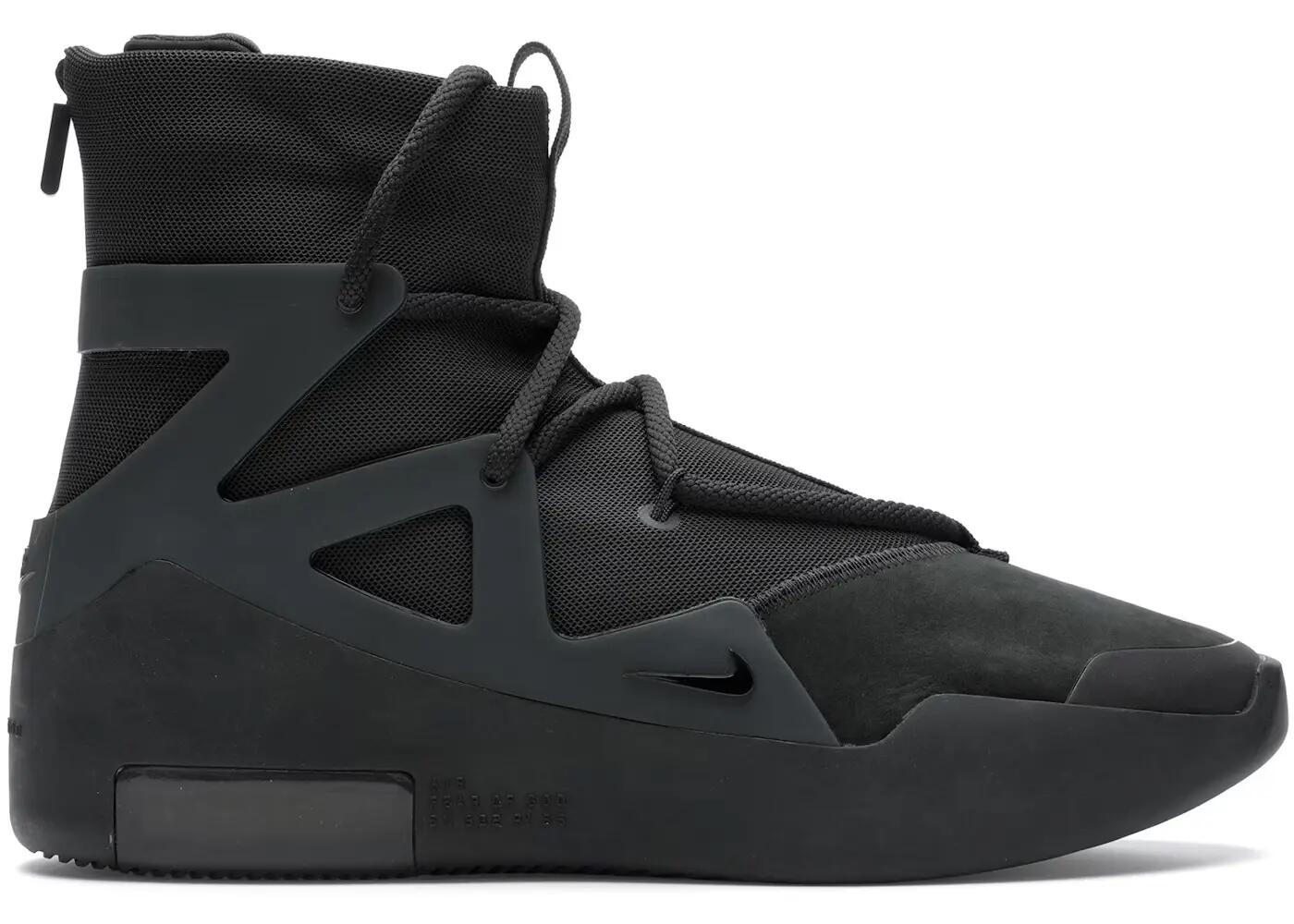 Zapatillas - Baloncesto - Unisex - Ante, Soporte - Air Fear Of God 1 - Negro 1/4