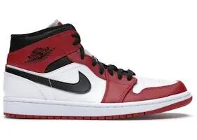 Zapatillas - baloncesto - unisex - Air Jordan 1 Mid Chicago - blanco/rojo/negro 2/4