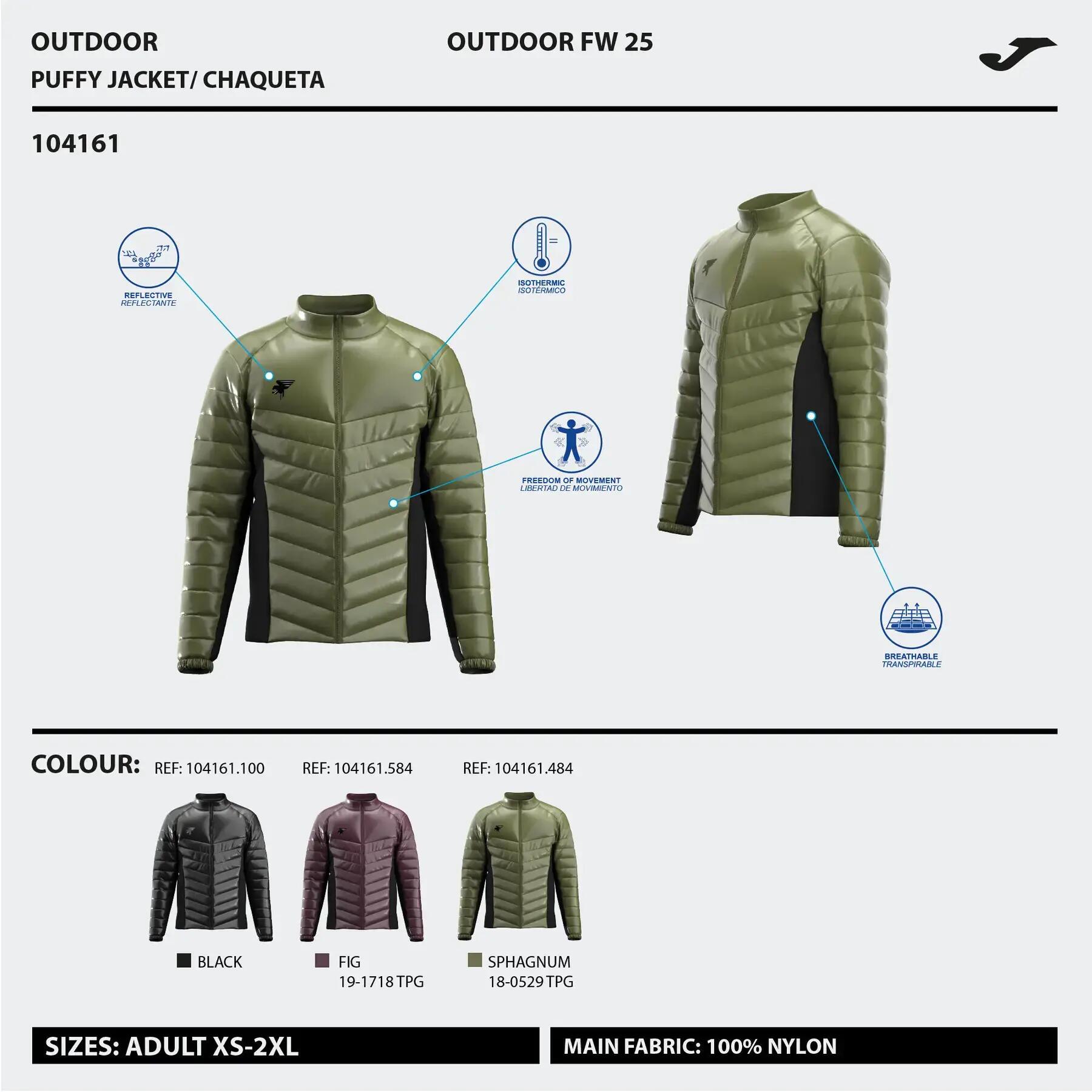 Jaquetas e casacos para Homem Joma Explorer Verde. 6/6