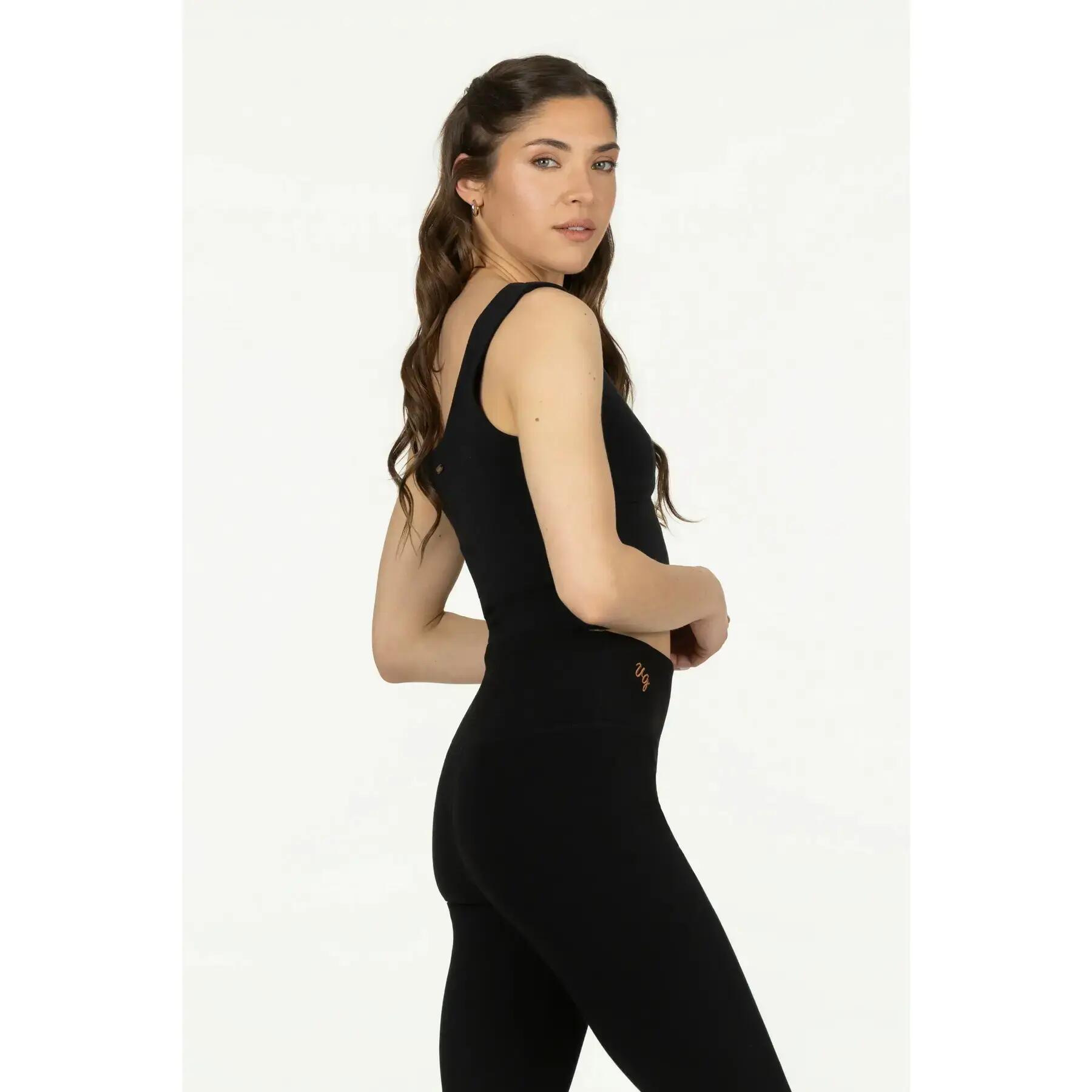 Crop Top de Yoga Ansuya - Noir Onyx 6/6