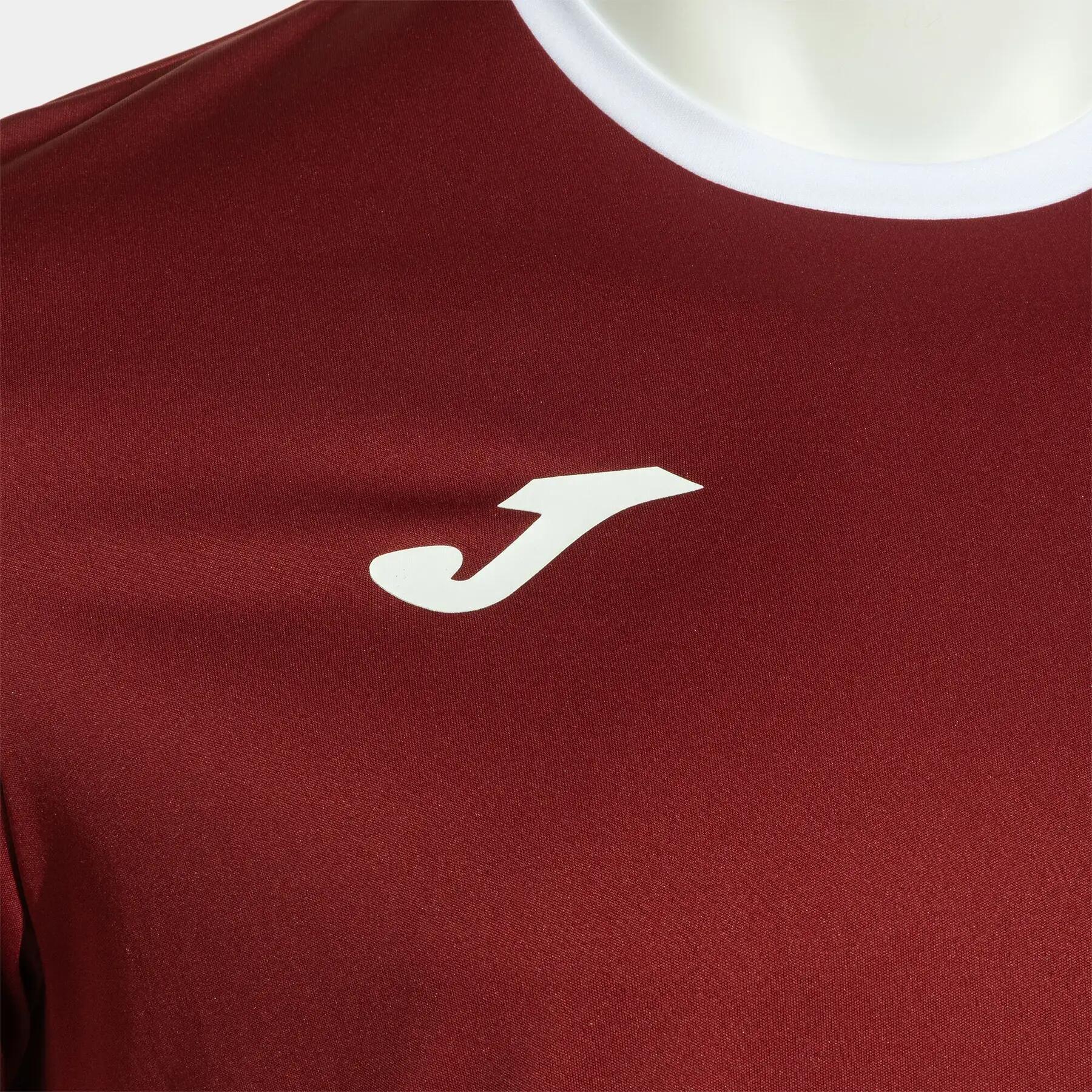 Camiseta M/C Hombre Joma Combi Premium 104494 Burdeos Blanco 672 Transpirable 5/5
