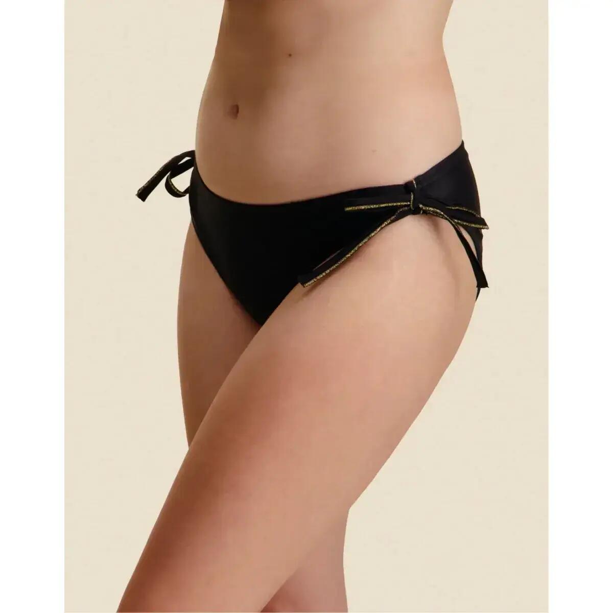 Bas de maillot menstruel Noir flux medium 4/4