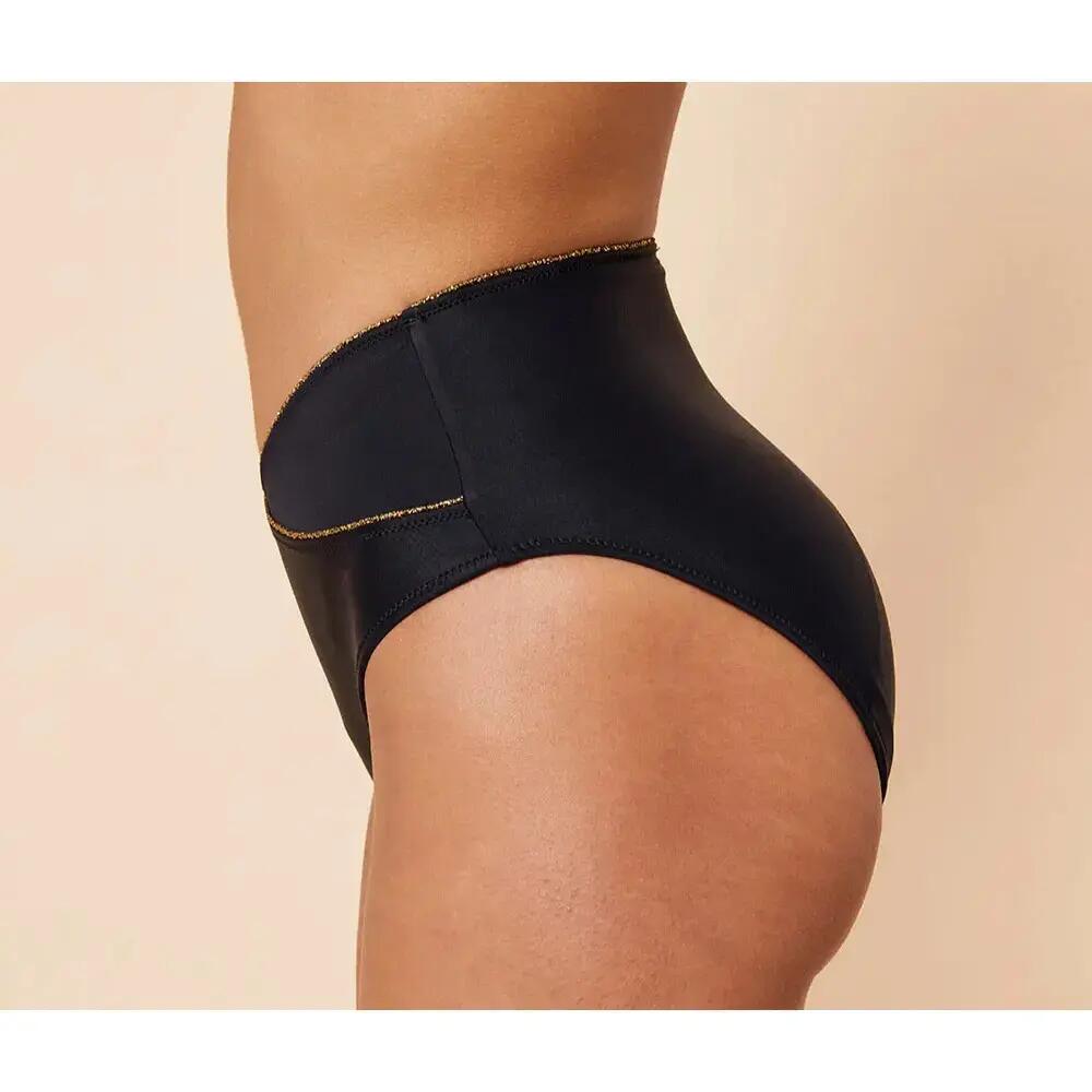 Bas de maillot Naïa menstruel Noir flux medium 3/5