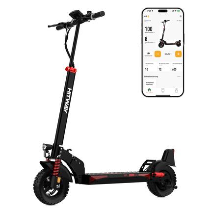 Foldable Electric Scooter 748Wh 70km Range 10" Pneumatic Tires H9