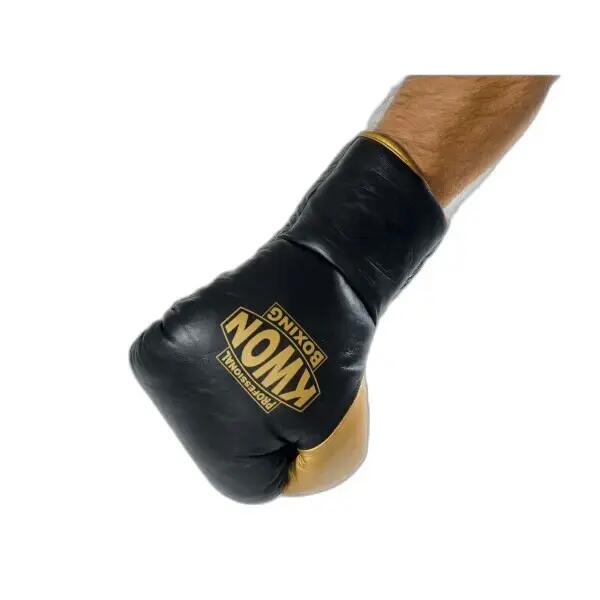 Boxhandschuhe aus Leder mit Schnürung Kwon Professional Boxing 4/7