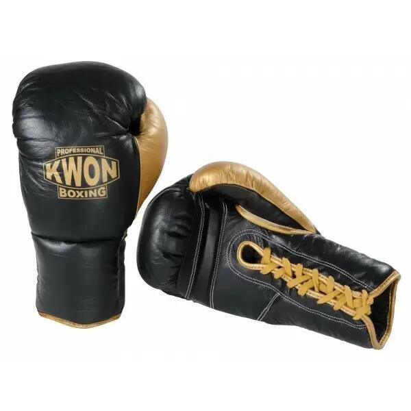 Boxhandschuhe aus Leder mit Schnürung Kwon Professional Boxing 2/7