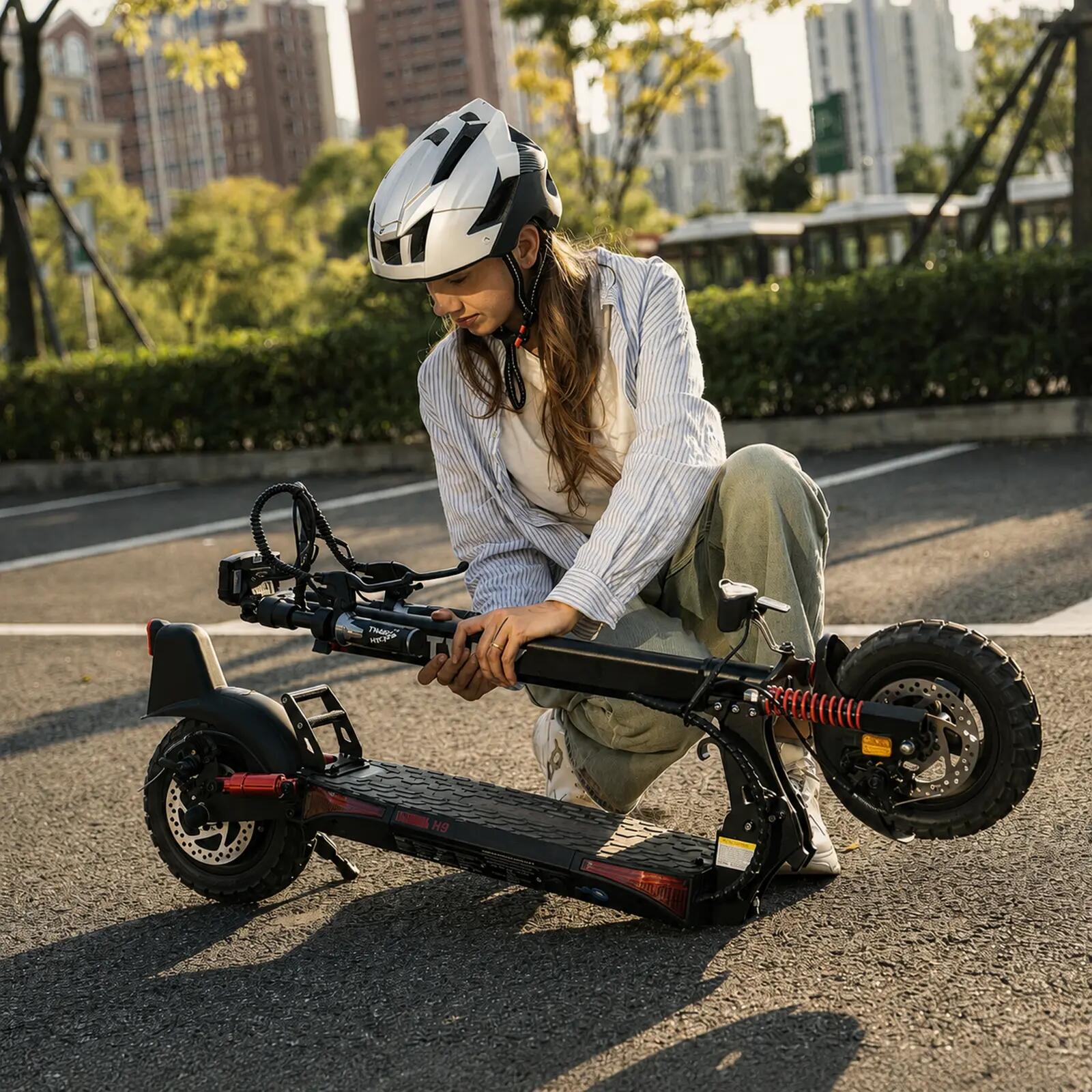 Trottinette Électrique H9, 1200W, 48V 15,6Ah, 70km, 10 Pouces 9/11