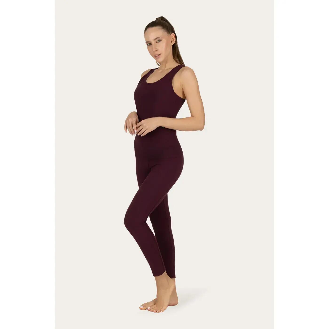 Surya 7/8  Legging Yoga et Pilates/Pilates - Violet foncé 7/7