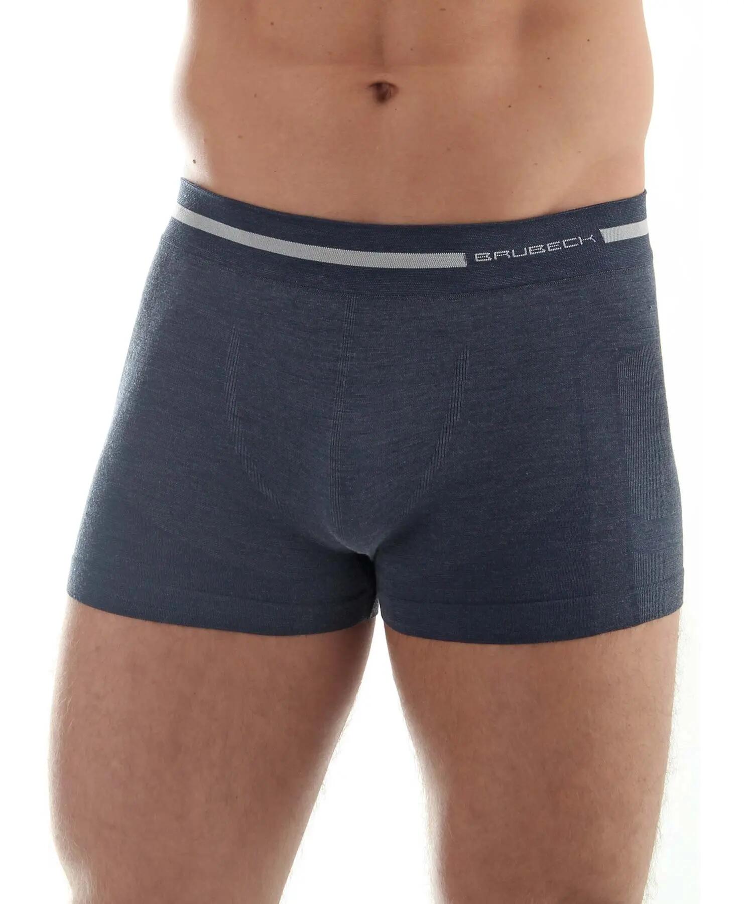 Bokserki męskie z wełną merino Brubeck COMFORT WOOL