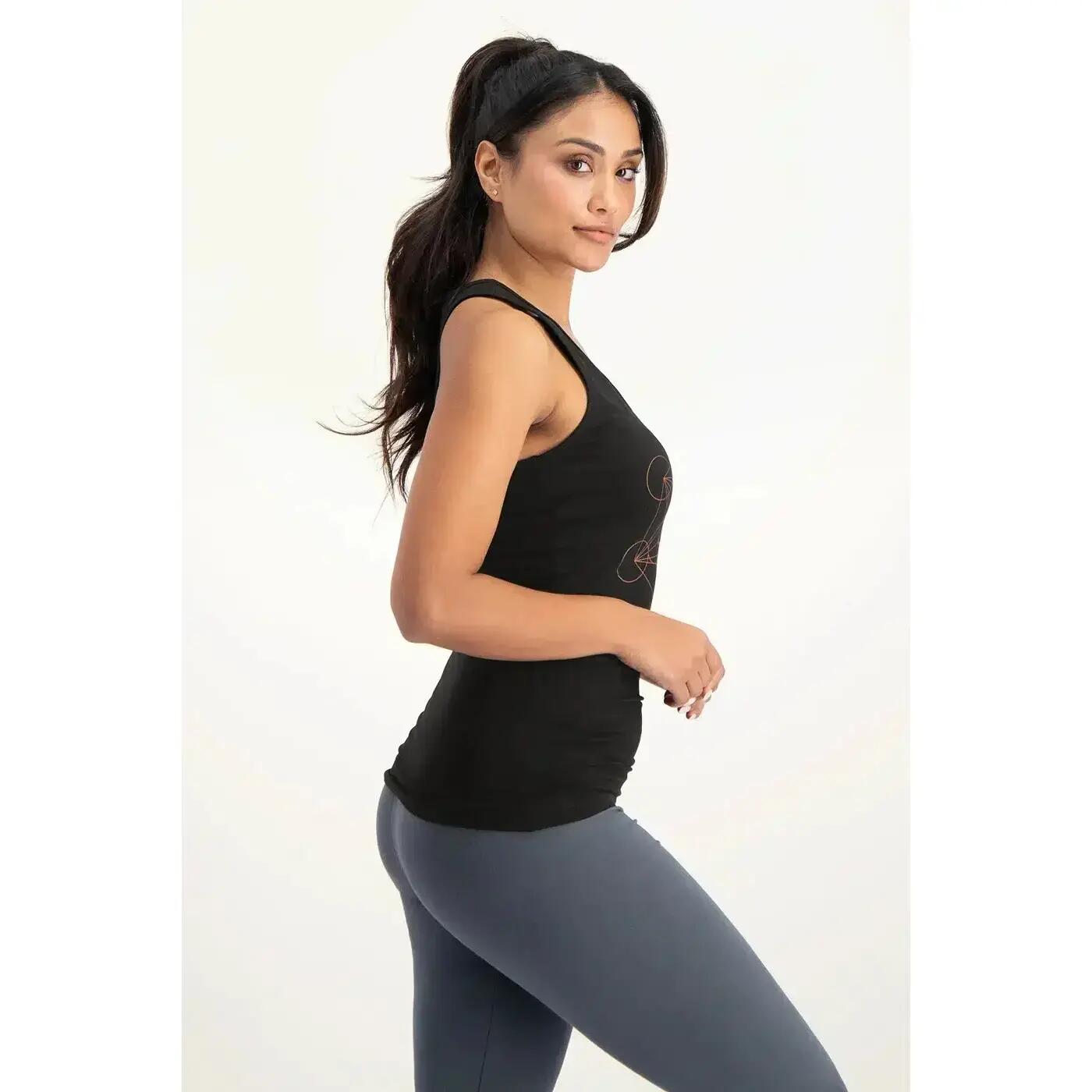 Metatron Core Yoga en Pilates Tank - Onyx Black 6/6