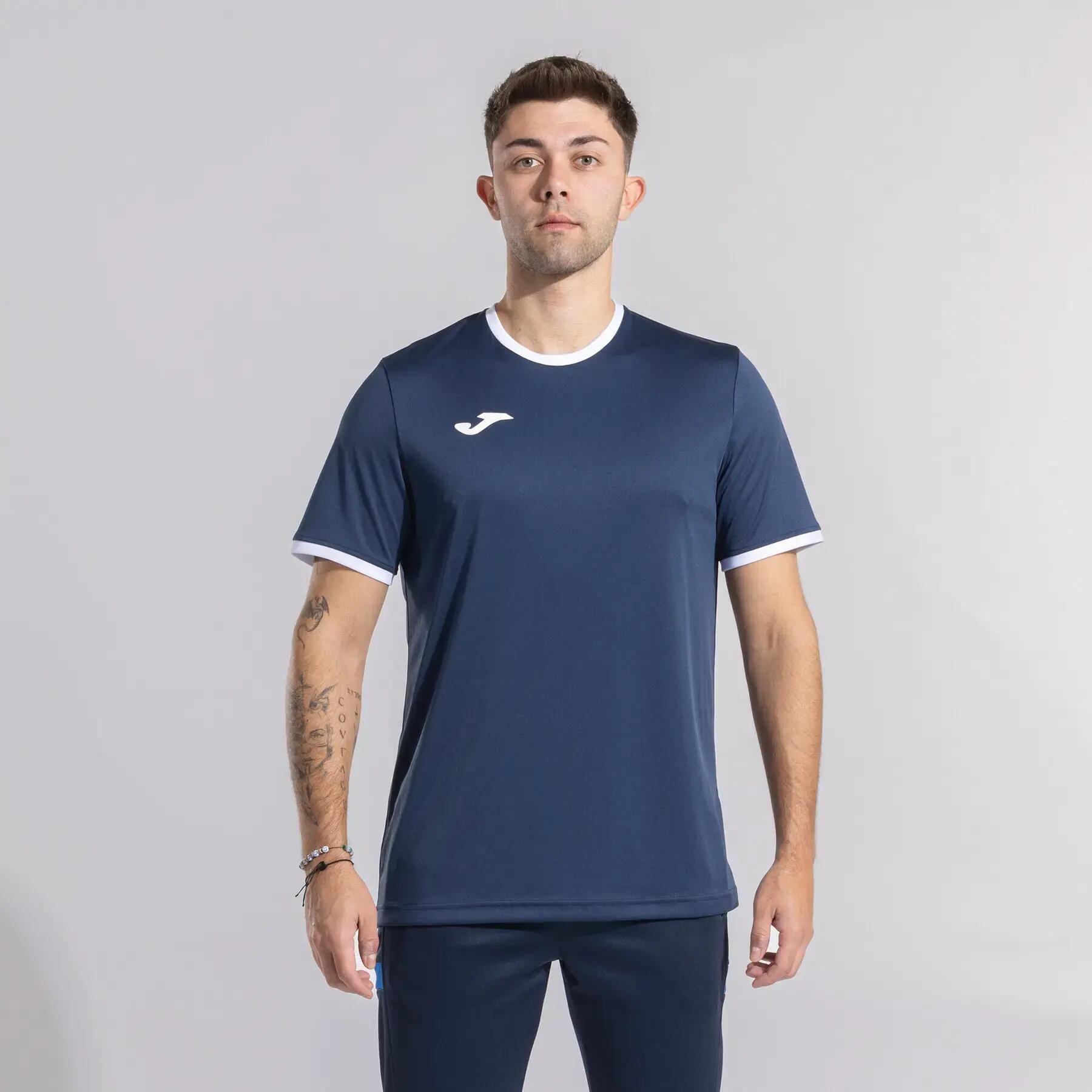 Camiseta M/C Hombre Joma Combi Premium 104494 Marino Blanco 332 Transpirable 2/6