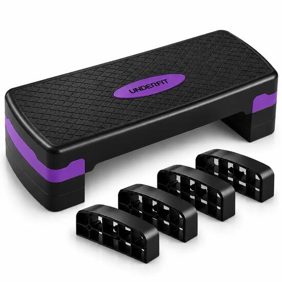 Step do ćwiczeń 3-stopniowy UNDERFIT PowerStep pomarańczowy