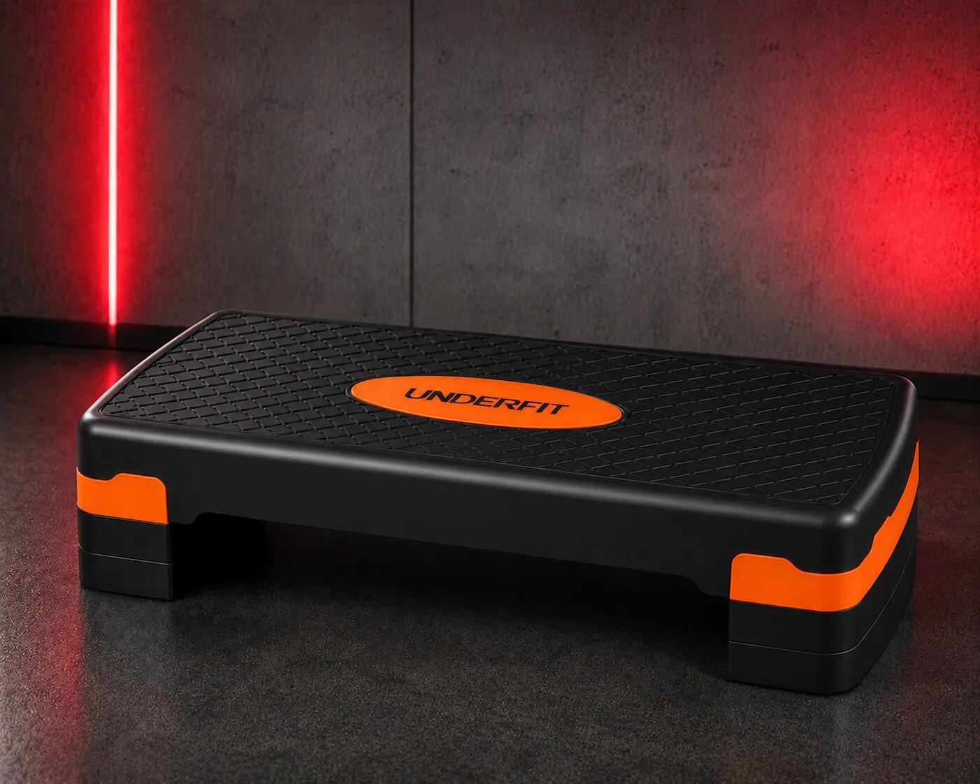 Step do ćwiczeń 3-stopniowy UNDERFIT PowerStep pomarańczowy 2/6