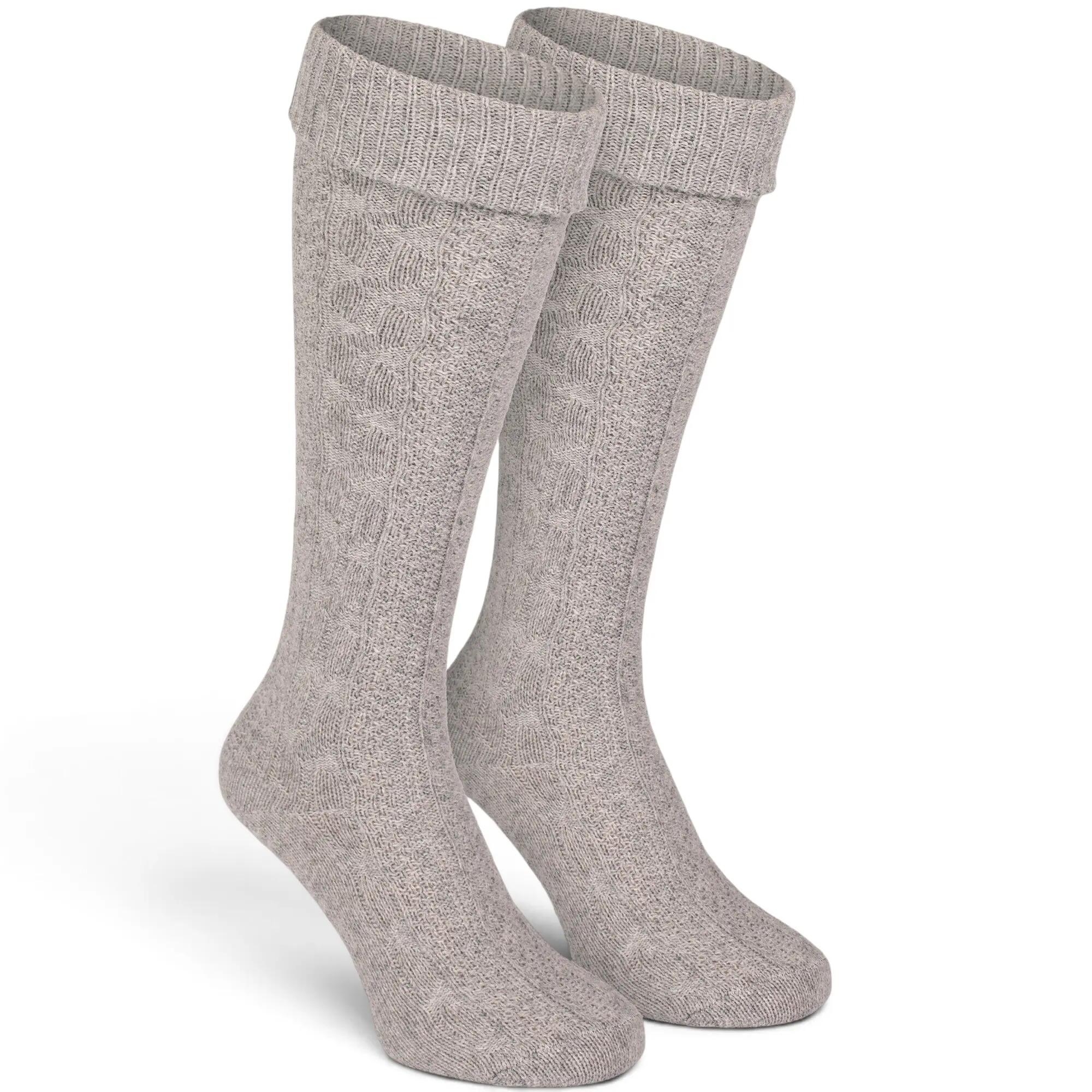 Kniestrümpfe | Trachtenstil | Damen & Herren | Beige 2/9