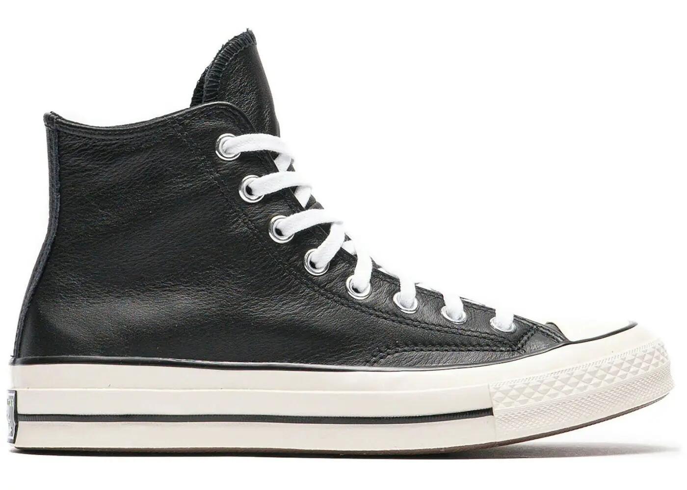 scarpe - sport walking - da uomo - pelle, alte - Chuck 70 - nero/bianco 2/3