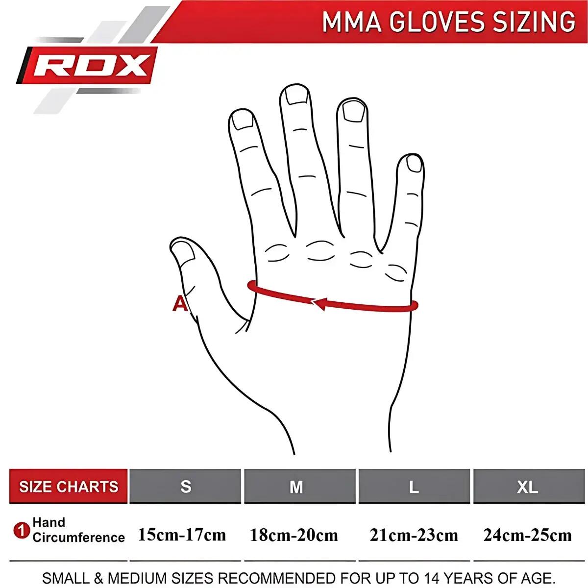 guanti da mma RDX F12 6/7