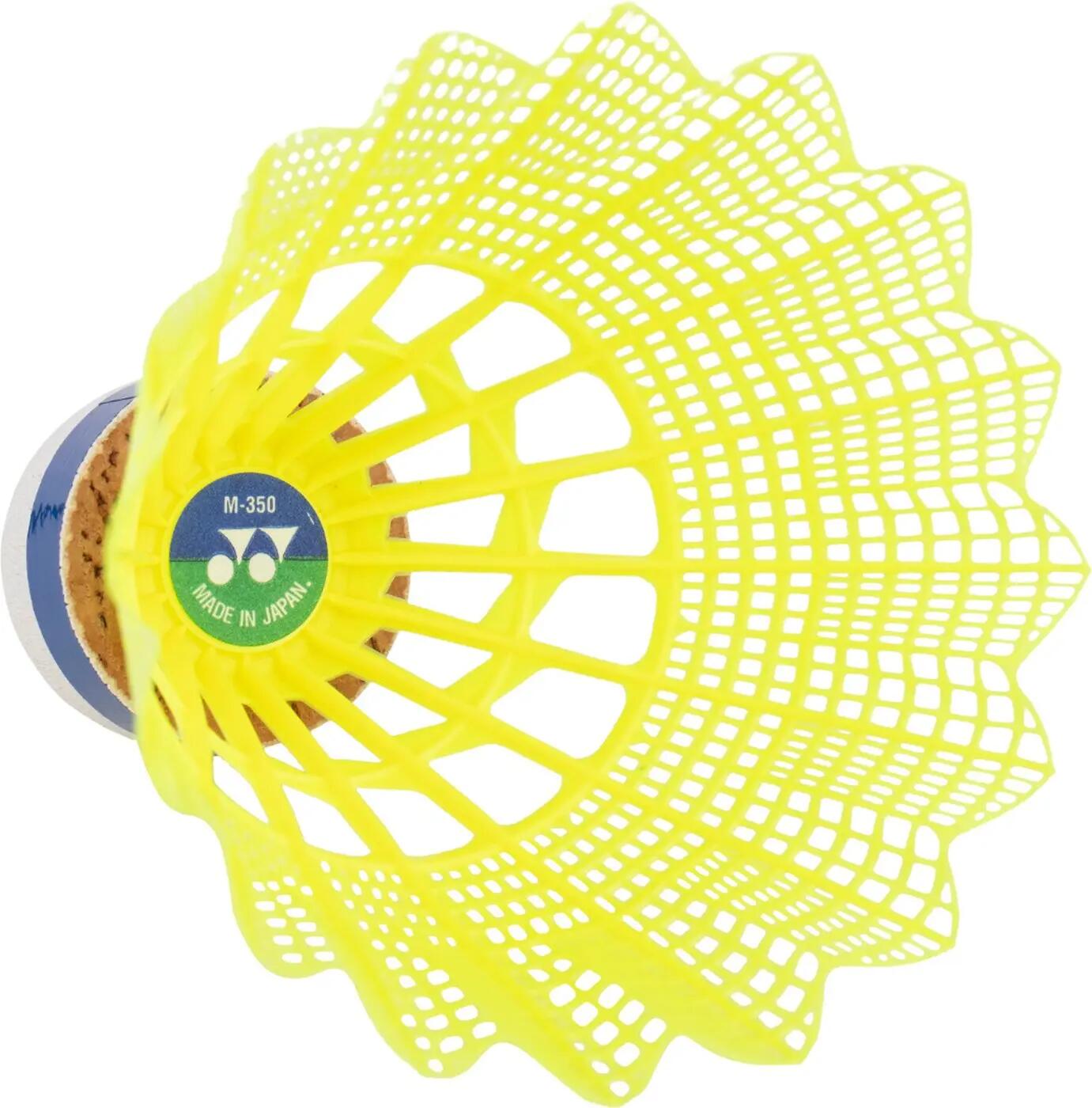 Badminton - Nylon-Federbälle - langlebig - MAVIS-350 - gelb 3/7