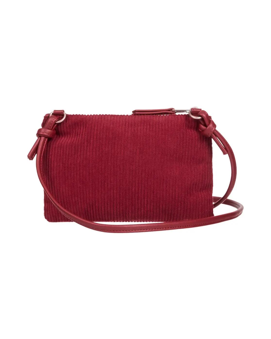 Bolsa pequeña de pana SHELL KISS Rojo Mujer 4/4
