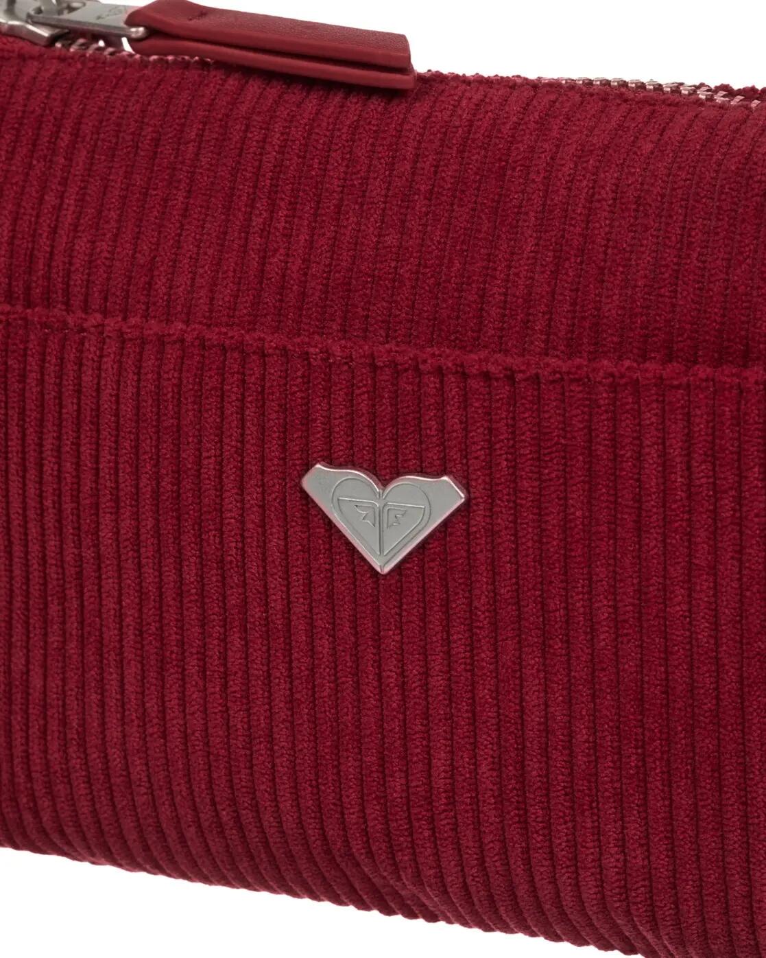 Bolsa pequeña de pana SHELL KISS Rojo Mujer 3/4