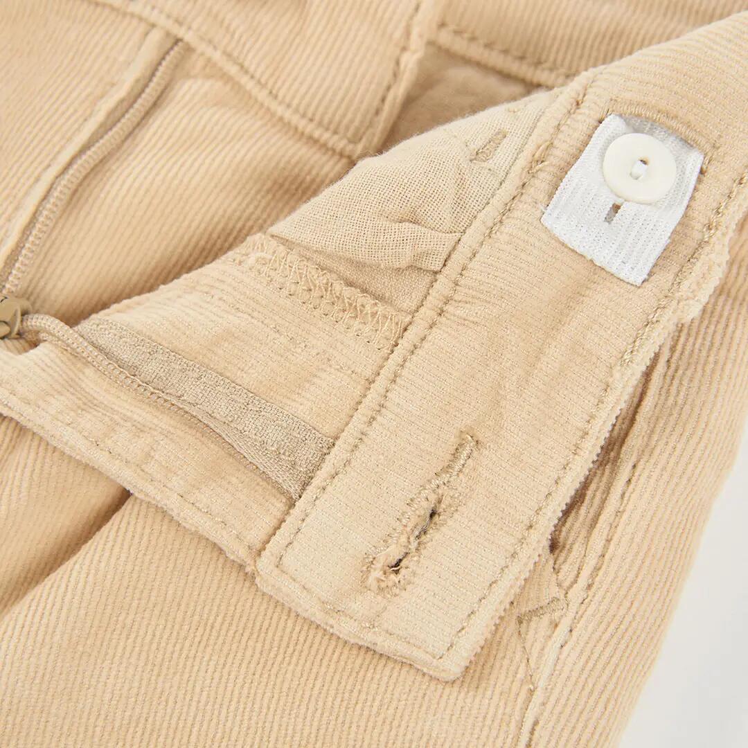 Pantalón micropana niño beige 3/4