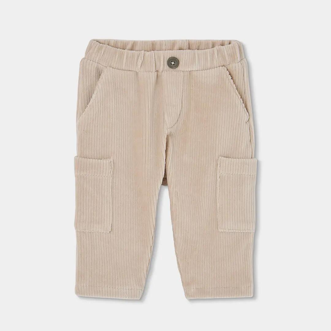 Conjunto punto bebé niño beige estampado erizos 4/7