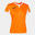 T-shirt manga curta Menina Joma Toletum ii laranja branco